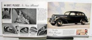 1938 DeSoto Sedan Coupe 7 Passenger Touring Convertible Sales Brochure Oversized