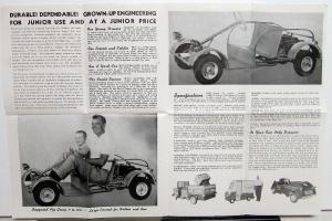 1962 1963 King Midget Driver Training Car Mailer & Christmas Discount Flyer Orig