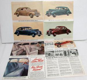 1939 DeSoto Sedan Coupe Touring Limo Highlights Sales Folder Brochure Original