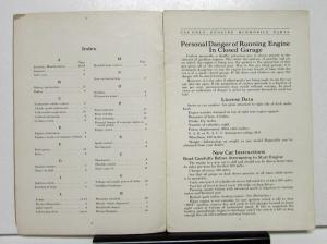 1928 Hupmobile Eight Cylinder Series M Owners Operator Manual Original