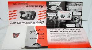 1946 Nash Dealer Sales Brochure Folder Weather Eye Conditioned Air System