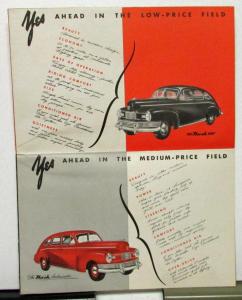 1946 Nash Dealer Color Sales Brochure Mailer 600 Ambassador You Will Be Ahead