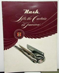 1947 Nash Dealer Color Sales Brochure Lifts The Curtain New Models Introduction