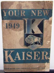 1949 Kaiser Frazer Vagabond Virginian Owners Manual Original