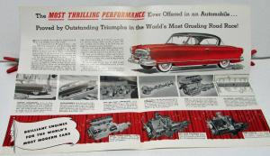 1953 Nash Dealer Sales Brochure Ambassador Models Le Mans Dual Jetfire Engine