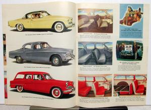 1954 Studebaker Champion Commander Land Cruiser Sales Brochure Color Original