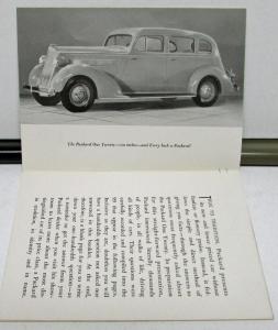 1935 Packard 120 Dealer Sales Brochure 99 Questions & Answers On New Model