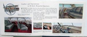 1950 Desoto Deluxe Custom Sedan Coupe Sportsman Suburban Wagon Sales Folder Orig