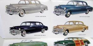 1950 Desoto Deluxe Custom Sedan Coupe Sportsman Suburban Wagon Sales Folder Orig