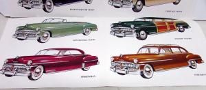 1950 Desoto Deluxe Custom Sedan Coupe Sportsman Suburban Wagon Sales Folder Orig