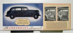 1939 Chevrolet Imperial Limousine Sales Brochure & Specifications