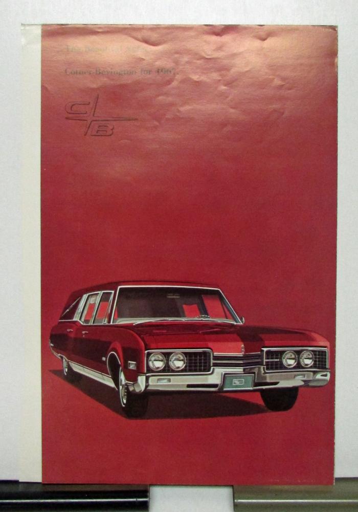 1967 Oldsmobile Ninety Eight Cotner Bevington Hearse Sales Brochure