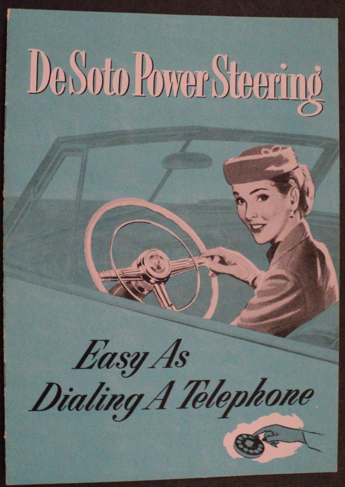 1952 DeSoto Power Steering Dealer Sales Brochure Original