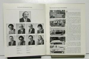 1985 Cadillac Eureka Coach Limousine Hearse Canada Histroy Brochure