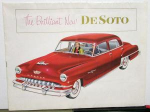 1952 DeSoto FireDome Powermaster Sedan Coupe Sportsman Conv Wagon Sales Brochure