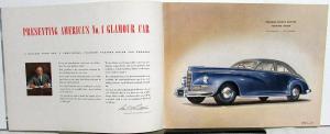 1946 Packard Deluxe Clipper Sales Brochure Highlights Specifications W/Envelope