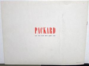 1946 Packard Deluxe Clipper Sales Brochure Highlights Specifications W/Envelope