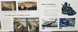 1946 Packard Clipper Six Color Sales Brochure Folder Original