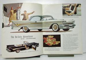 1959 DeSoto Adventurer Fireflite Firedome Firesweep Sales Brochure Specification