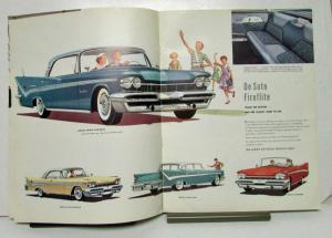 1959 DeSoto Adventurer Fireflite Firedome Firesweep Sales Brochure Specification