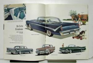 1959 DeSoto Adventurer Fireflite Firedome Firesweep Sales Brochure Specification