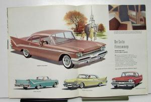 1959 DeSoto Adventurer Fireflite Firedome Firesweep Sales Brochure Specification