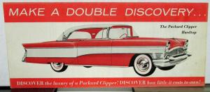 1956 Packard Dealer Sales Brochure Clipper Hardtop Folder Double Discovery