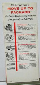 1956 Packard Dealer Sales Brochure Clipper Hardtop Folder Double Discovery