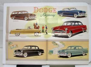 1954 Dodge Kingsway Sales Folder & Specifications