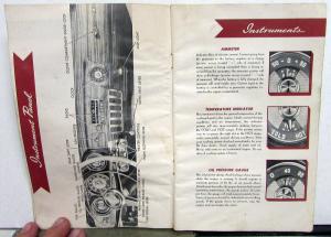 1951 DeSoto Owners Manual Care & Operation Instructions Maintenance Original