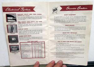 1951 DeSoto Owners Manual Care & Operation Instructions Maintenance Original