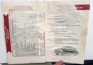 1951 DeSoto Owners Manual Care & Operation Instructions Maintenance Original