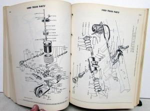 1959 Ford Truck Parts Catalog Manual F 100 250 350 Pickup Diesel HD Tilt Cab