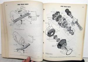 1959 Ford Truck Parts Catalog Manual F 100 250 350 Pickup Diesel HD Tilt Cab