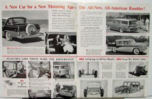 1956 Nash News Jan Issue Rambler Marshall Auto Co Used Car Sales Trng Mtgs