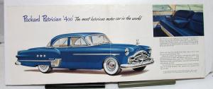 1951 Packard 200 300 Patrician 400 Sales Folder & Specifications