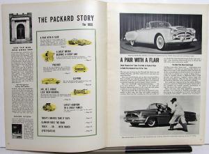 1955 Packard Clipper Patrician 400 Caribbean Constellation Panama Sales Brochure