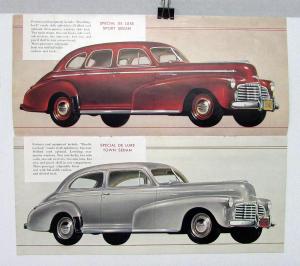 1942 Chevrolet Fleetline Master Special Deluxe Sales Brochure