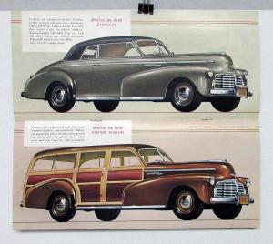 1942 Chevrolet Fleetline Master Special Deluxe Sales Brochure