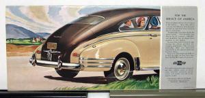 1942 Chevrolet Fleetline Master Special Deluxe Sales Brochure