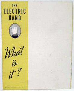 1935 Hudson The Electric Hand What Is It Folder