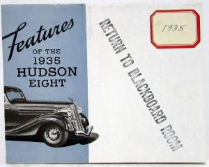 1935 Hudson Features of the Eight Sales Folder Mailer