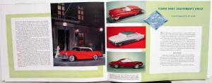 1955 Fisher Body GM Sales Brochure Chevy Pontiac Olds Buick Cadillac Designs