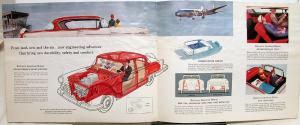 1955 Hudson Hornet Wasp Models American Motors Oversized Sales Brochure Original