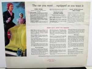 1955 Hudson Hornet Wasp Models American Motors Oversized Sales Brochure Original