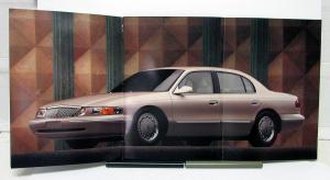 1995 Lincoln Continental Sales Brochure & Specifications Oversized