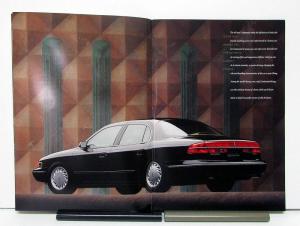 1995 Lincoln Continental Sales Brochure & Specifications Oversized