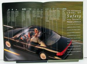 1996 Lincoln Continental Sales Brochure & Specifications Oversized