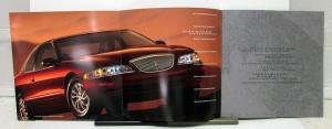 1997 Lincoln Mark VIII Sales Brochure & Specifications Oversized