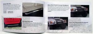 2002 Hummer H1 Genuine Accessories Sales Brochure